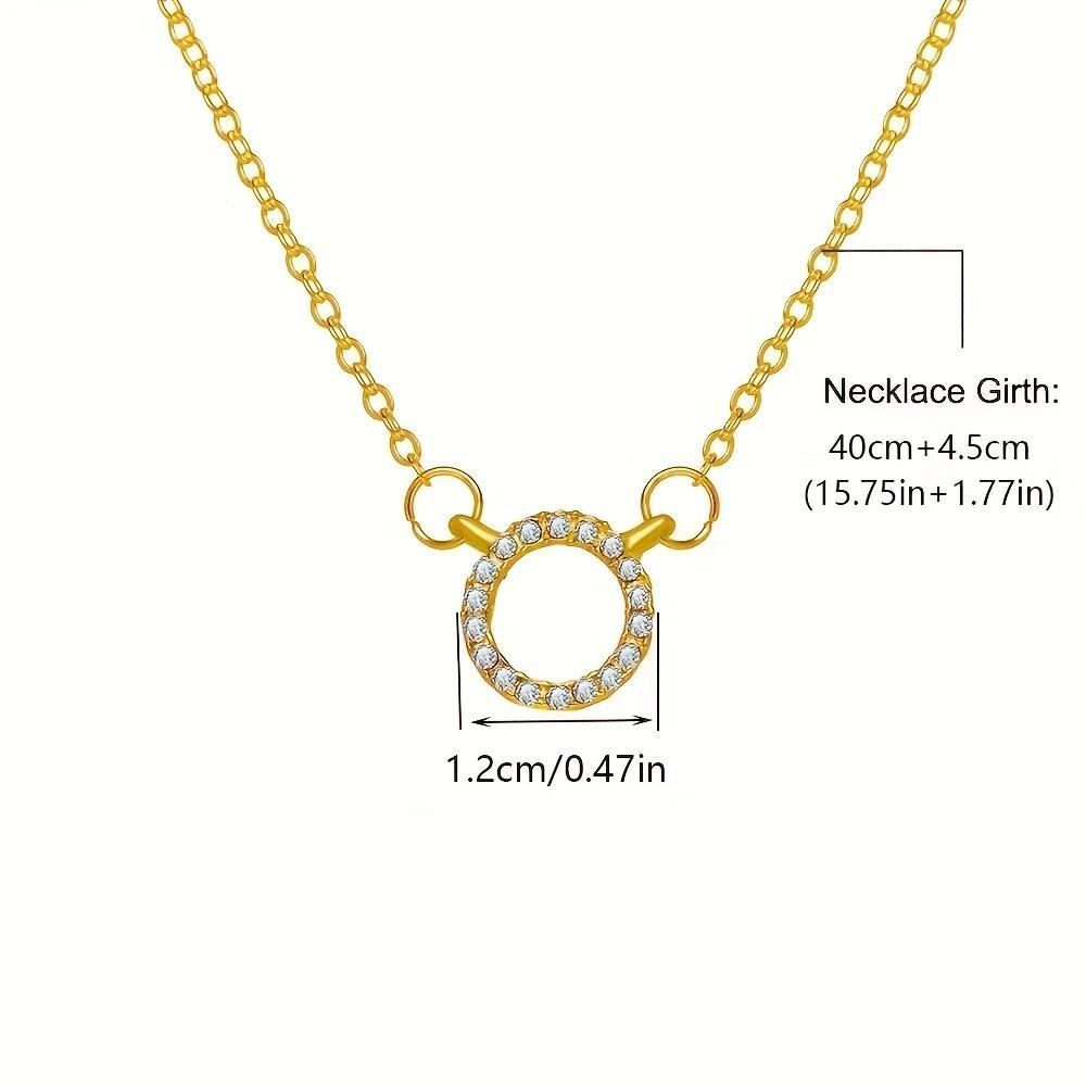 Women's Stone Pendant with Chain Micro Plating - GLIMMER 