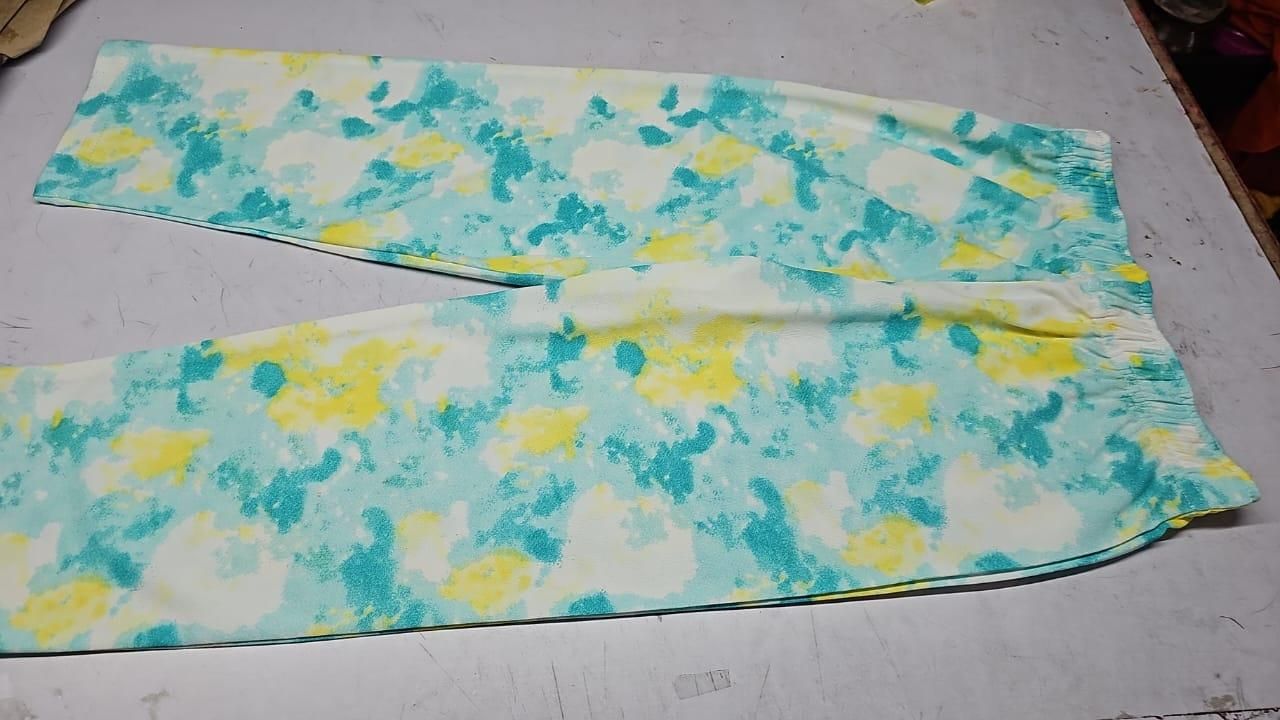 Women's Casual Tie Dye Print Night Suit - GLIMMER 