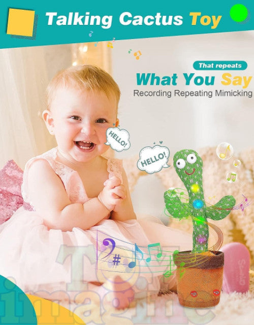 LED Musical Dancing & Mimicry Cactus Toy - GLIMMER 